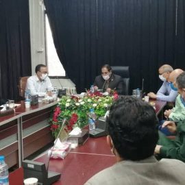 جلسه ستاد کرونا شهرستان رفسنجان در دفتر فرمانداری برگزارشد