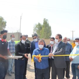 افتتاح پروژه های روستای حسین آبادنوق باحضور مسئولین