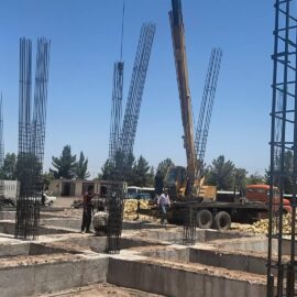 اجرای احداث ساختمان مرکزی سازمان حمل ونقل شهری شهرداری رفسنجان