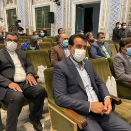 گردهمایی و تجلیل از موکب‌داران رفسنجان دهه آخر ماه صفر در تالار قدس حرم رضوی