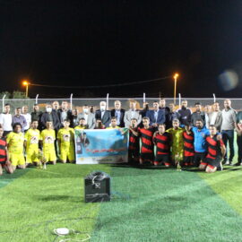  فینال چهارمین دوره مسابقات مینی فوتبال جام رمضان فیض آباد نوق برگزارشد