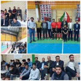 حضور شهردار و اعضای شورای شهر صفائیه در مسابقات فوتسال جام رمضان