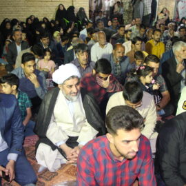 مراسم آبروی محله  بزرگداشت  شهید جاویدالاثر حسین رنجبر محمدی  در منزل مادر شهید در شمس آباد نوق برگزار شد.
