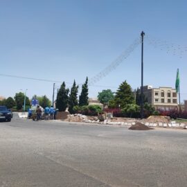 میدان امیرکبیر رفسنجان جمع آوری و به تقاطع تبدیل می‌شود